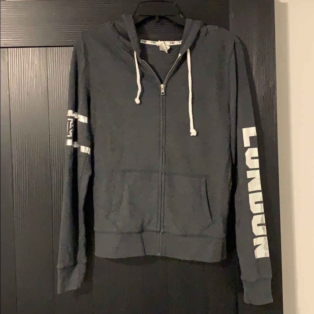 Pink zip up